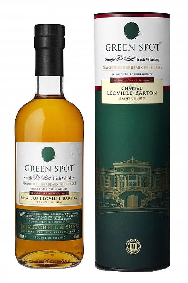 Green Spot Single Pot Still Chateau Leovlle Barton Irish Whiskey 92Proof 750ml