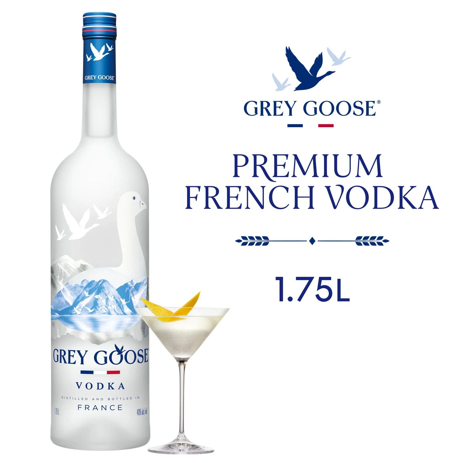Grey Goose Vodka 80Proof 1.75 Ltr