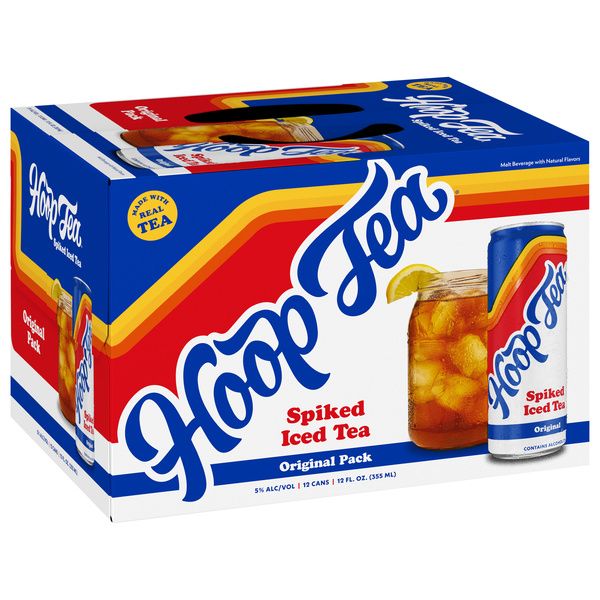 Hoop Tea American Original Spiked Iced Tea 12pk 12oz Cans
