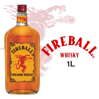 Fireball Cinnamon Whisky 66Proof 1 Ltr