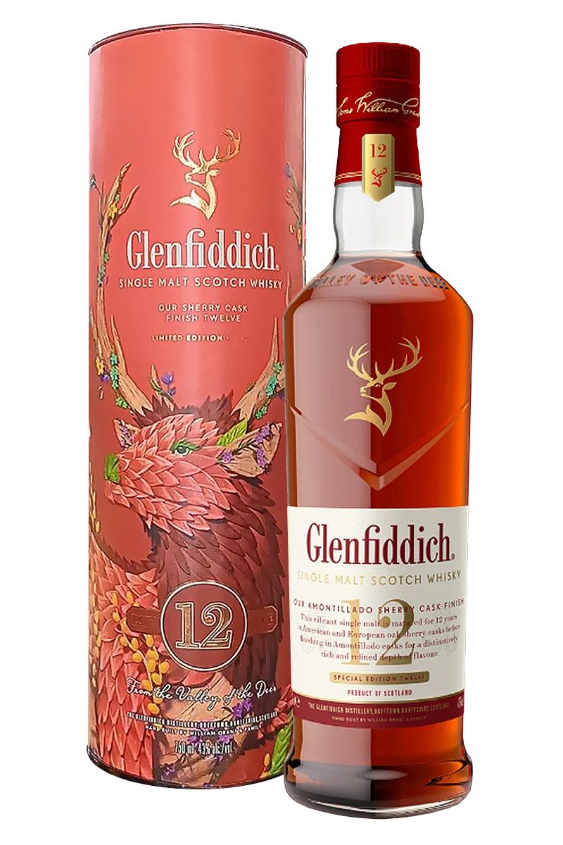 Glenfiddich 12Year Sherry Cask Finish Special Edition 86Proof 750ml
