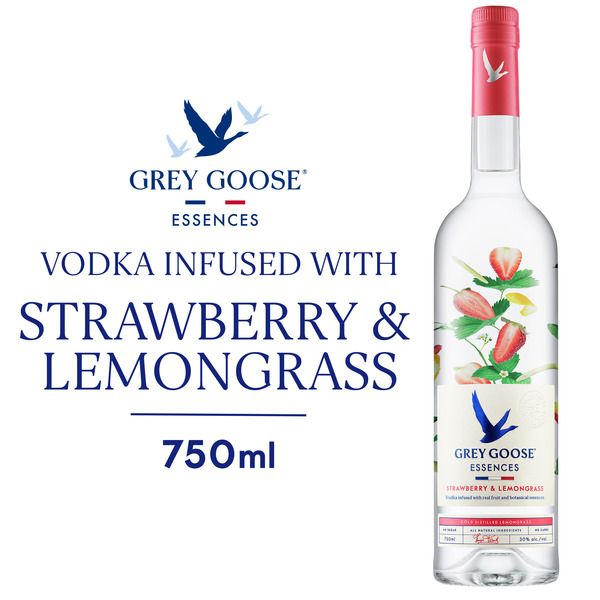 Grey Goose Essences Strawberry &amp; Lemongrass 60Proof 750ml