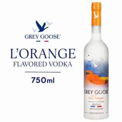Grey Goose Orange Flavored Vodka L'orange 80Proof 750ml