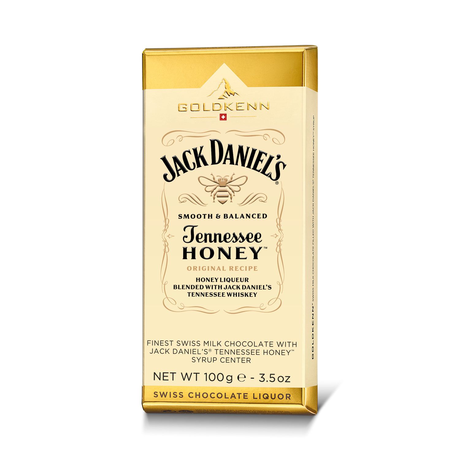 Jack Daniel's Honey Goldkenn Chocolate Bar, 3.5 oz