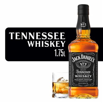 Jack Daniels Old No. 7 Tennessee Whiskey 80Proof 1.75 Ltr