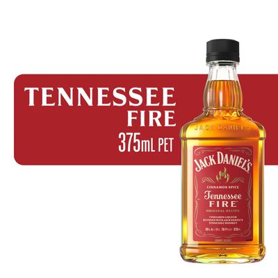 Jack Daniel's Tennessee Fire Whiskey Liqueur 70Proof Pet 375ml