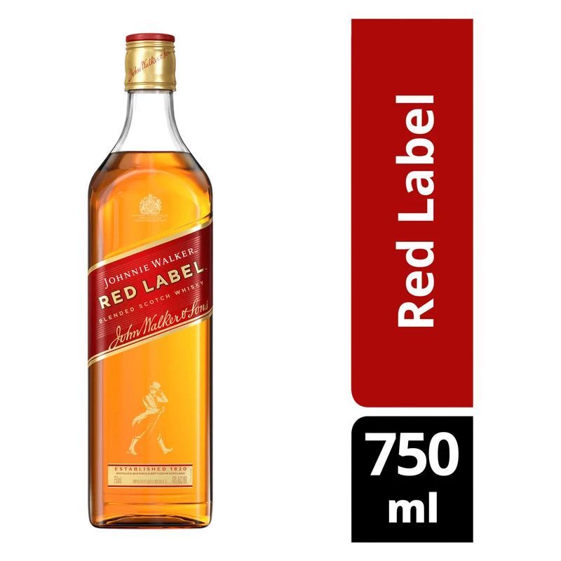 Johnnie Walker Blended Scotch Red Label 80Proof 750ml