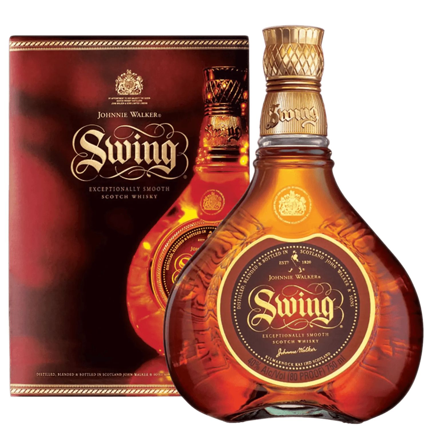 Johnnie Walker Blended Scotch Swing Superior 80Proof 750ml