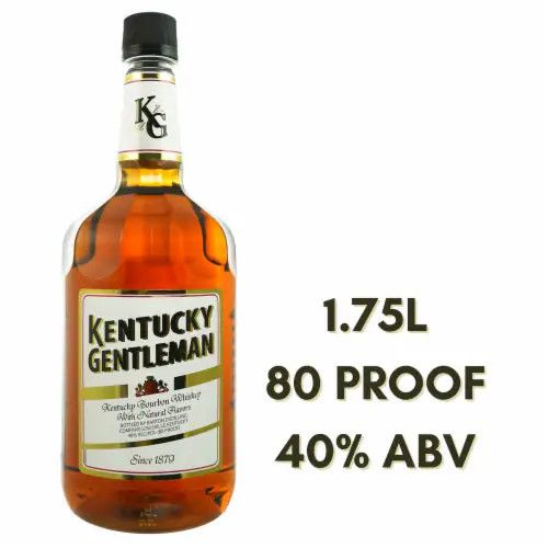 Kentucky Gentleman Bourbon Whiskey 80Proof Pet 1.75 Ltr