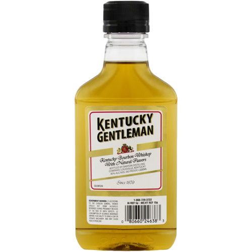 Kentucky Gentleman Bourbon Whiskey 80Proof Pet 375ml
