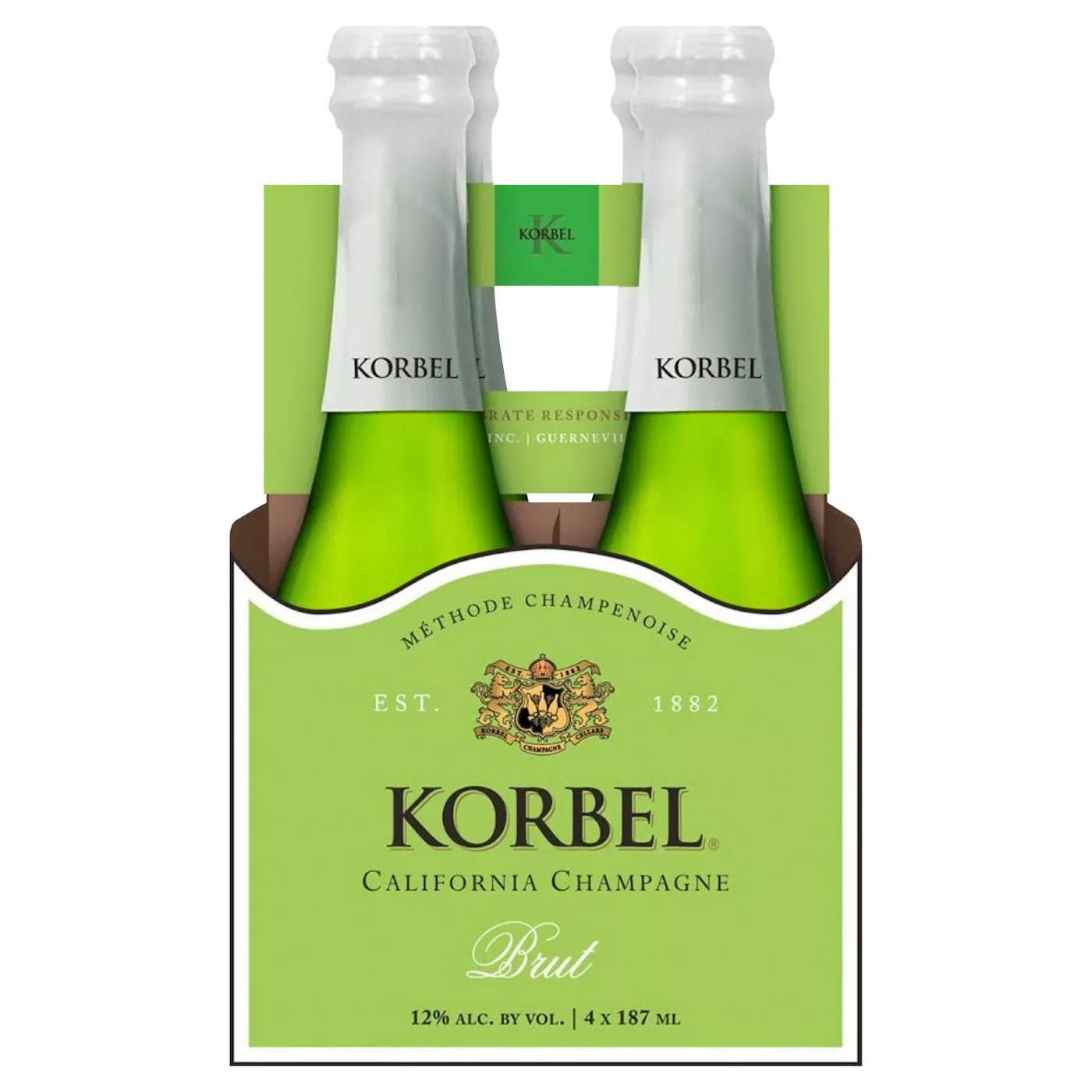Korbel Brut Champagne 4pk 187ml