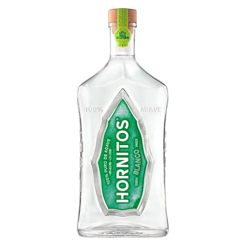 Hornitos Plata Tequila 80Proof 1 Ltr