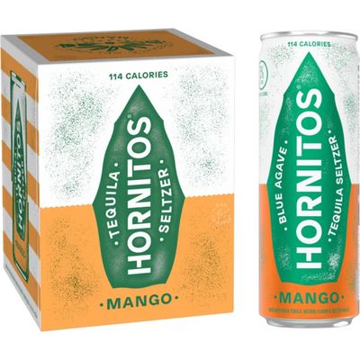Hornitos RTD Mango Flavored Tequila Seltzer 10Proof 4pk 12oz Cans