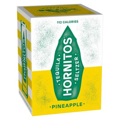 Hornitos RTD Pineapple Flavored Tequila Seltzer 10Proof 4pk 12oz Cans