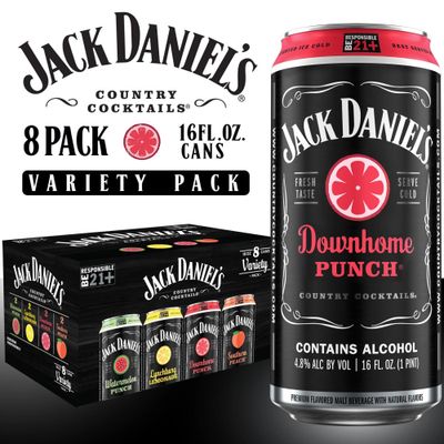 Jack Daniels Country Cocktails Variety Pack 8pk 16oz Cans