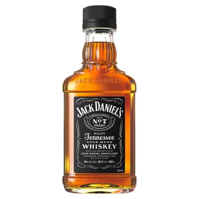 Jack Daniel's Old No. 7 Tennessee Whiskey 80Proof Pet 200ml