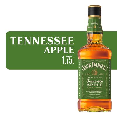 Jack Daniel's Tennesse Apple Whiskey Liqueur 70Proof 1.75 Ltr