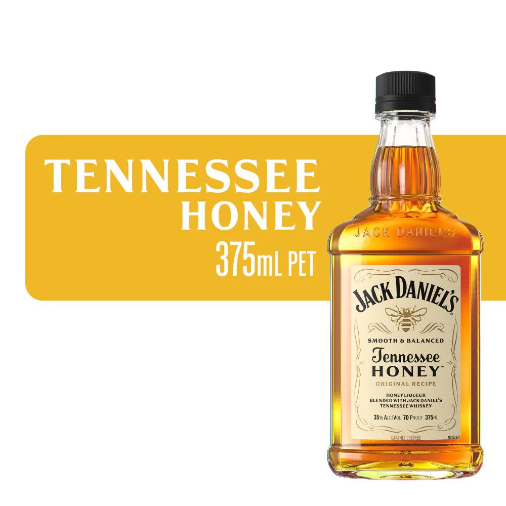 Jack Daniel's Tennessee Honey Whiskey Liqueur 70Proof Pet 375ml