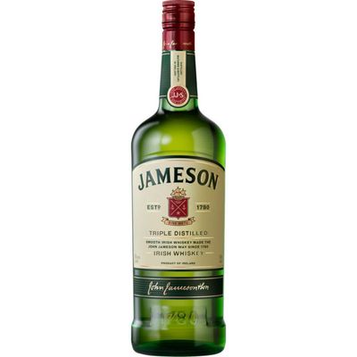 Jameson Irish Whiskey 80Proof 1 Ltr