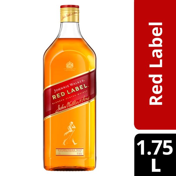 Johnnie Walker Blended Scotch Red Label 80Proof Pet 1.75 Ltr
