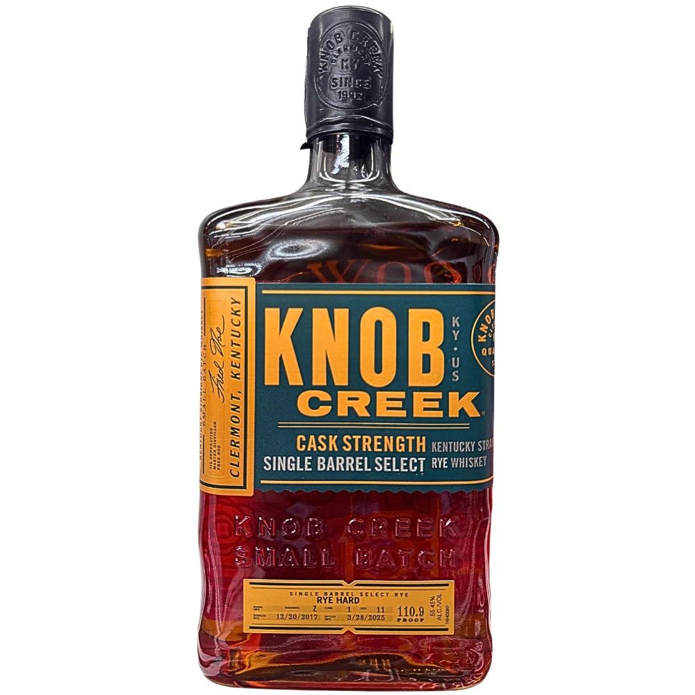 Knob Creek Rye Cask Strength 127Proof 750ml