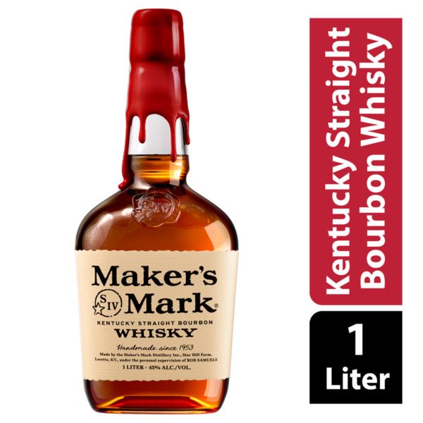 Maker's Mark Straight Bourbon 90Proof 1 Ltr