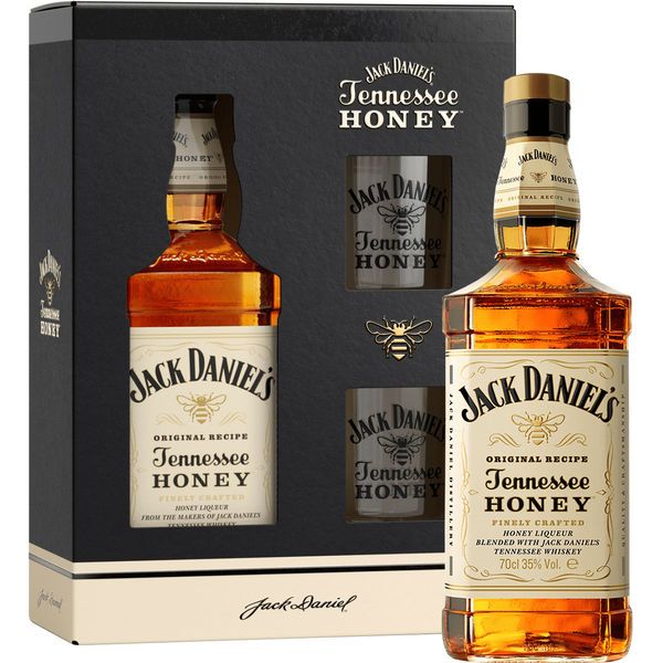 Jack Daniel's Tennessee Honey Whiskey Liqueur Gift Sets 70Proof 750ml