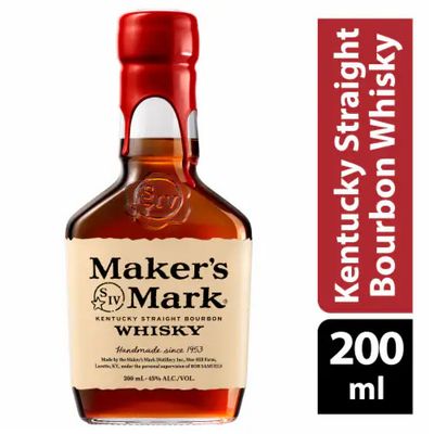 Maker's Mark Straight Bourbon 90Proof 200ml