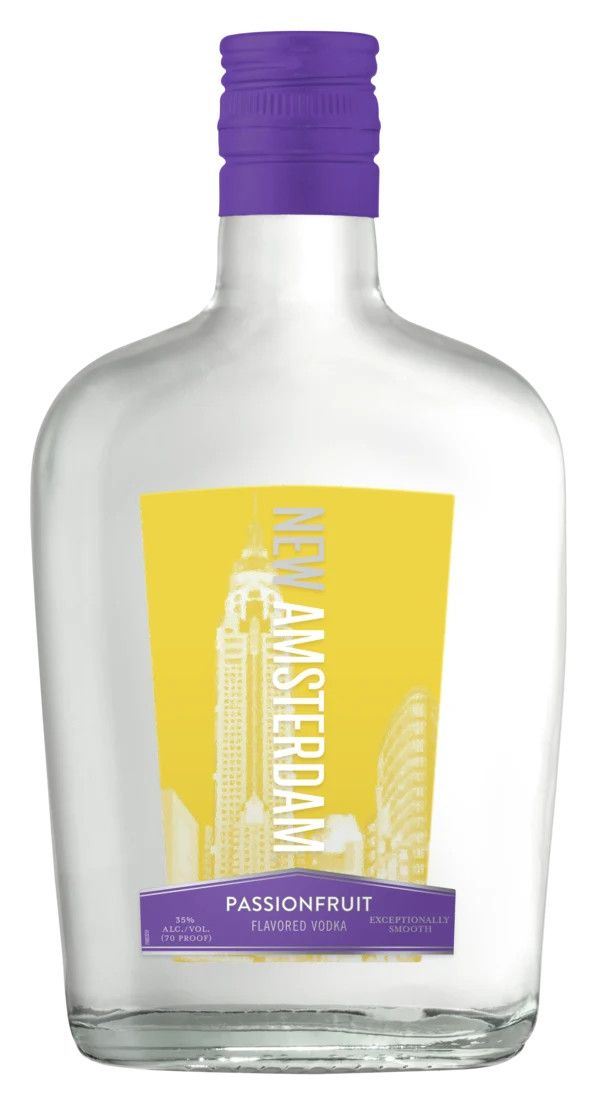 New Amsterdam Passion Fruit Flavored Vodka 70Proof 375ml
