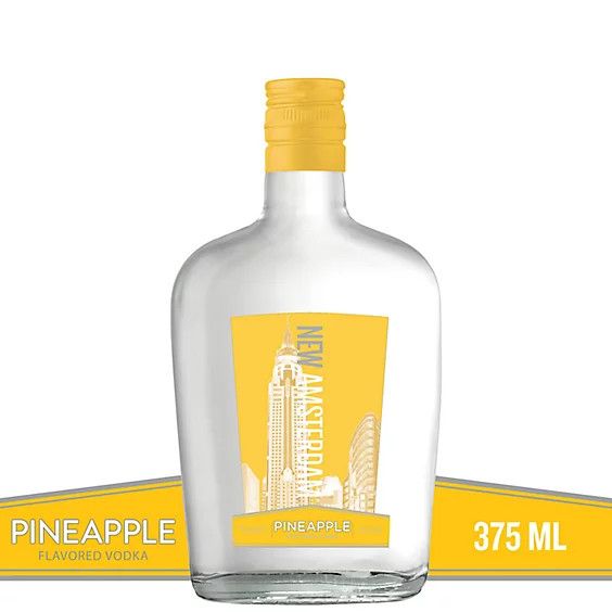 New Amsterdam Pineapple Flavored Vodka 70Proof 375ml