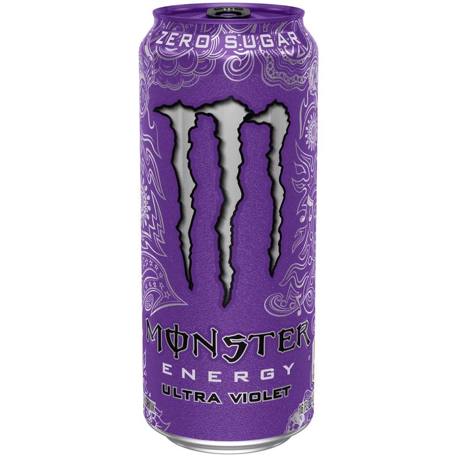 Monster Ultra Violet Sugar Free Energy Drink 16oz