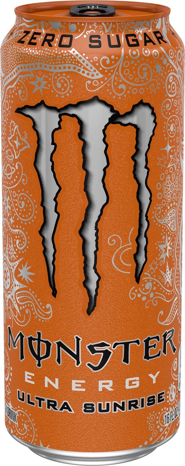 Monster Sugar Free Energy Drink Ultra Sunrise 16oz