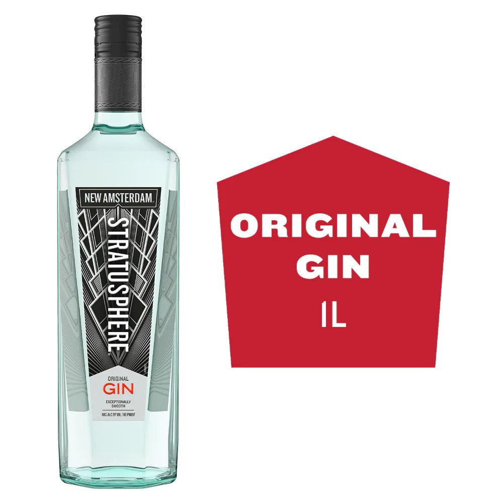 New Amsterdam Gin 80Proof 1 Ltr
