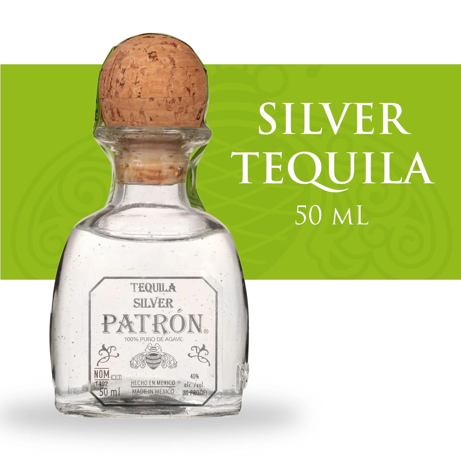 Patron Silver Tequila 80Proof 50ml