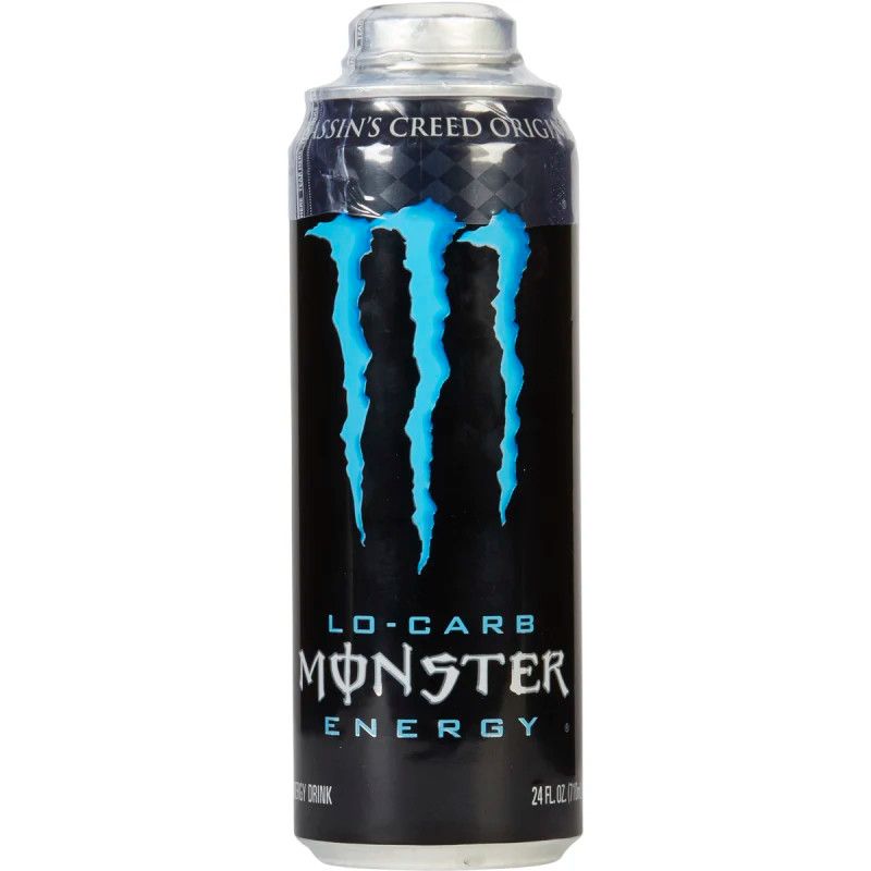 Monster Blue Lo-Card Energy Drink 24oz Can