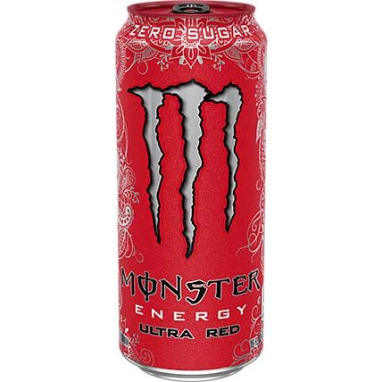 Monster Ultra Red Energy Drink 16oz