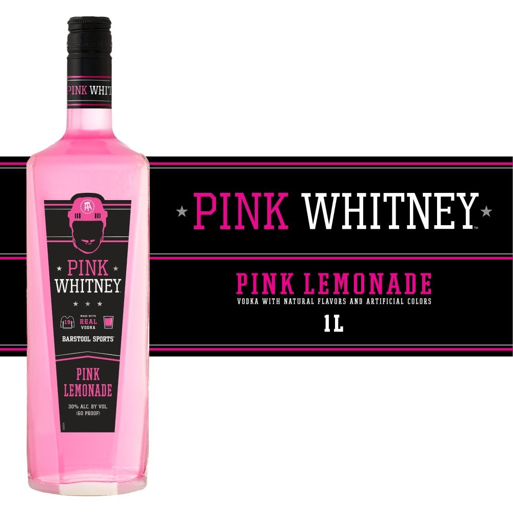 New Amsterdam Pink Lemonade Flavored Vodka Pink Whitney 60Proof 1 Ltr