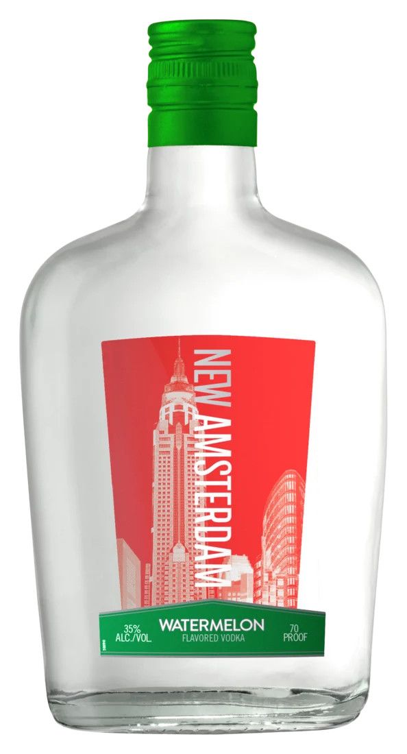 New Amsterdam Watermelon Flavored Vodka 70Proof 375ml