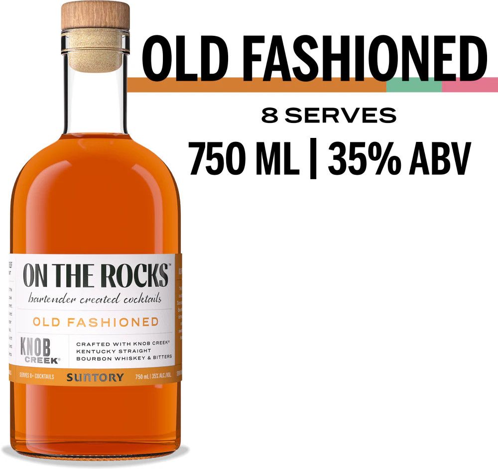 Otr-On The Rocks The Old Fashioned Crafted With Knob Creek Bourbon 70Proof 750ml