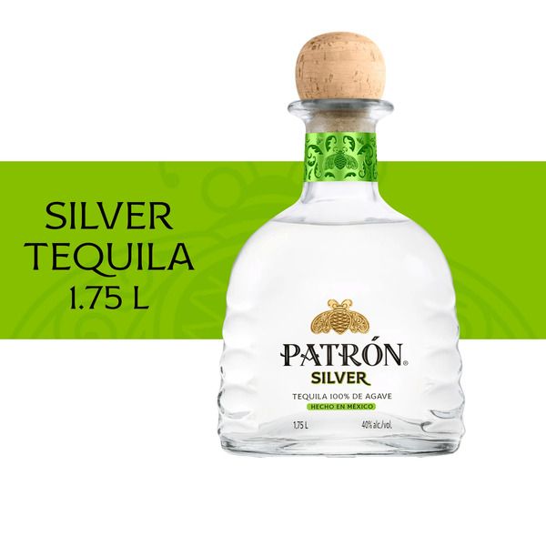 Patron Silver Tequila 80Proof 1.75 Ltr