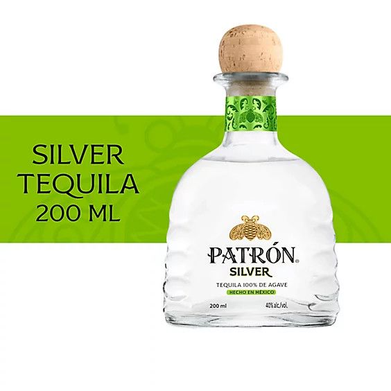Patron Silver Tequila 80Proof 200ml
