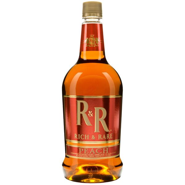 Rich &amp; Rare Canadian Whiskey Peach Pet 1.75 Ltr