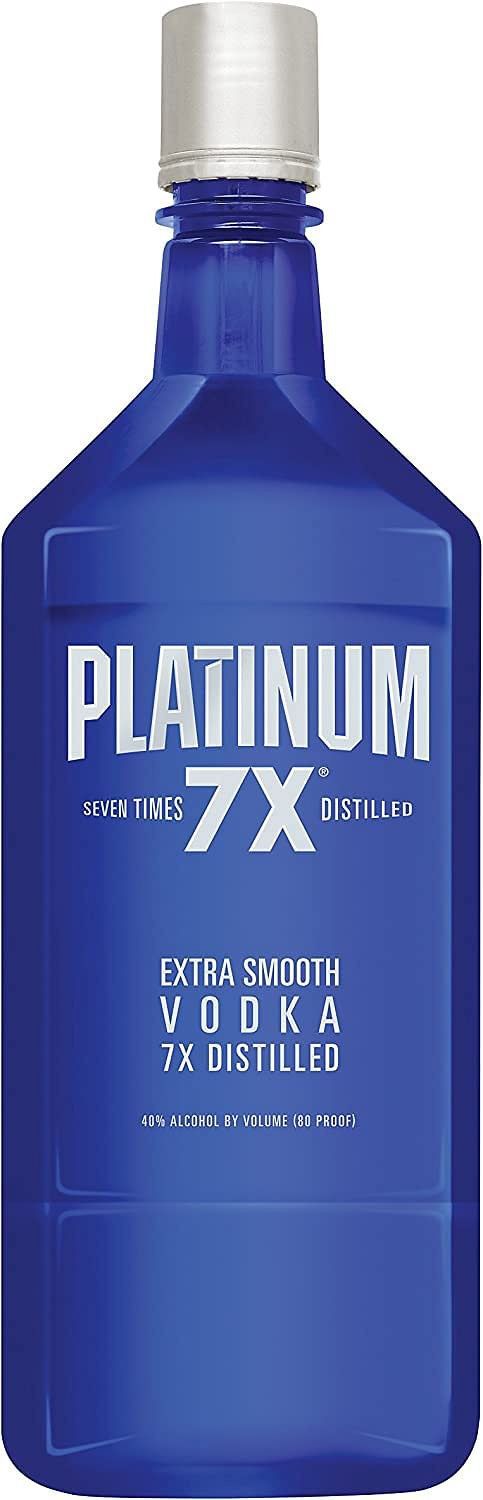 Platinum 7X Vodka Pet 80Proof 1.75 Ltr