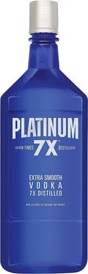 Platinum 7X Vodka Pet 80Proof 1.75 Ltr