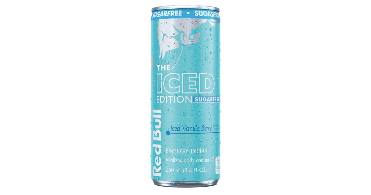 Red Bull Iced Vanilla Berry Sugar Free 12oz Can