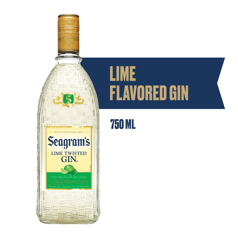 Seagrams Twisted Lime Gin 70Proof 750ml