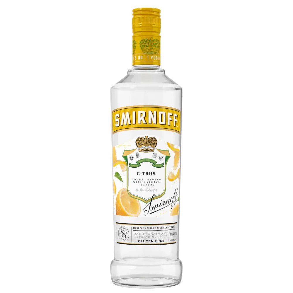 Smirnoff Citrus Flavored Vodka 70Proof 750ml