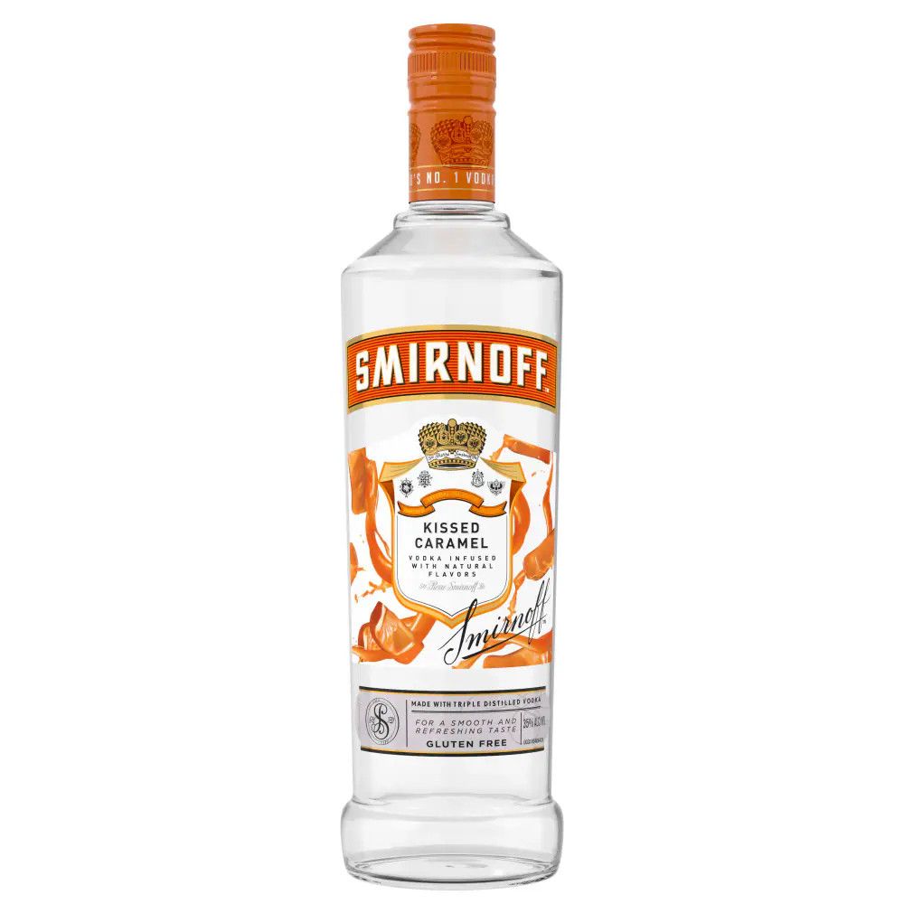 Smirnoff Kissed Caramel Flavored Vodka 60Proof 750ml
