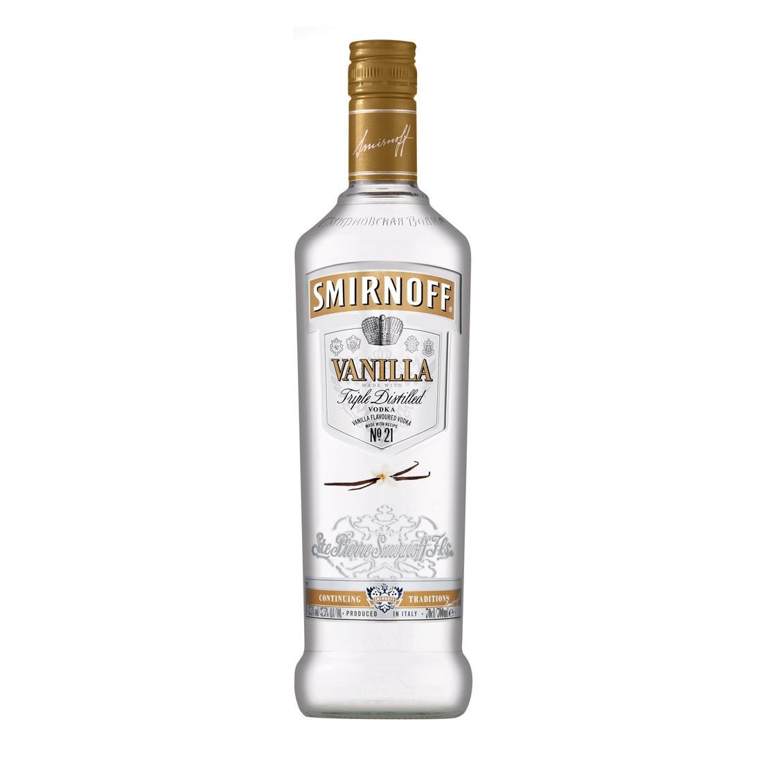 Smirnoff Vanilla Flavored Vodka 70Proof 1 Ltr