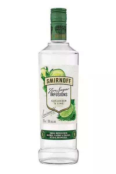 Smirnoff Zero Sugar Cucumber Lime 60Proof 750ml
